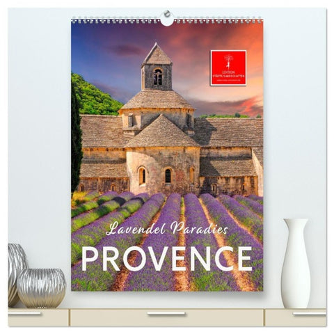 Provence Lavendel Paradies (hochwertiger Premium Wandkalender 2027 DIN A2 hoch), Kunstdruck in Hochglanz