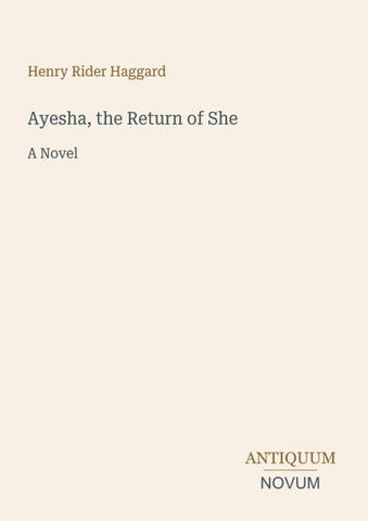 Ayesha, the Return of She