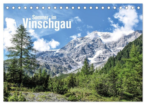 Sommer im Vinschgau (Tischkalender 2027 DIN A5 quer), CALVENDO Monatskalender
