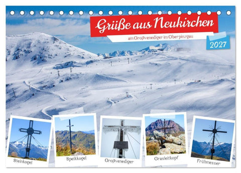 Grüße aus Neukirchen (Tischkalender 2027 DIN A5 quer), CALVENDO Monatskalender