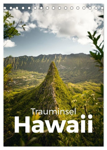 Trauminsel Hawaii (Tischkalender 2027 DIN A5 hoch), CALVENDO Monatskalender