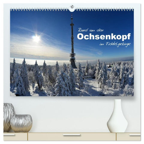 Rund um den Ochsenkopf (hochwertiger Premium Wandkalender 2026 DIN A2 quer), Kunstdruck in Hochglanz