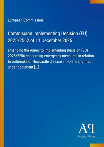 Commission Implementing Decision (EU) 2025/2562 of 11 December 2025
