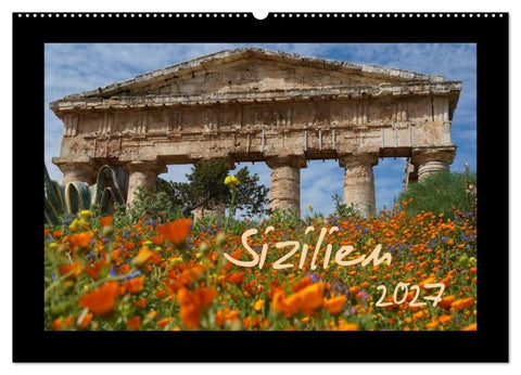 Sizilien (Wandkalender 2027 DIN A2 quer), CALVENDO Monatskalender