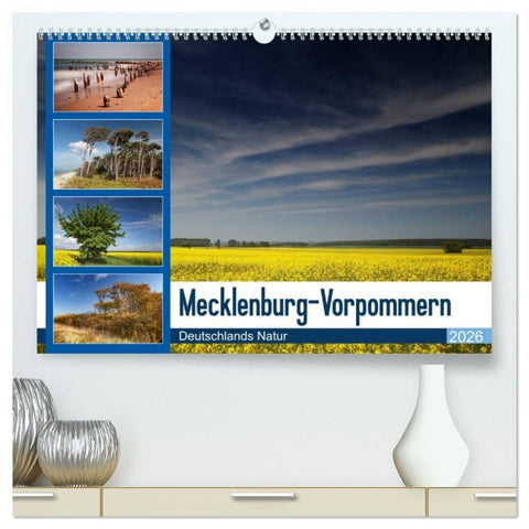 Mecklenburg-Vorpommern (hochwertiger Premium Wandkalender 2026 DIN A2 quer), Kunstdruck in Hochglanz