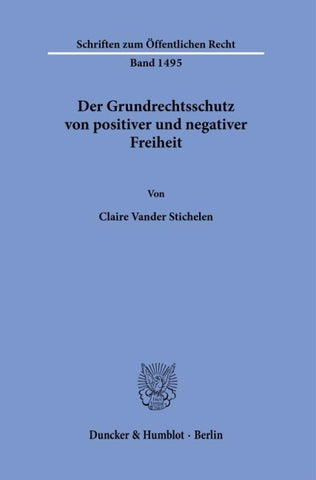 Der Grundrechtsschutz von positiver und negativer Freiheit.