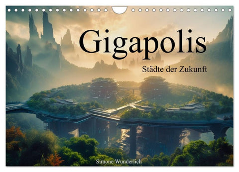 Gigapolis (Wandkalender 2027 DIN A4 quer), CALVENDO Monatskalender
