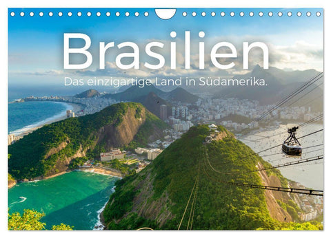 Brasilien - Das einzigartige Land in Südamerika. (Wandkalender 2027 DIN A4 quer), CALVENDO Monatskalender