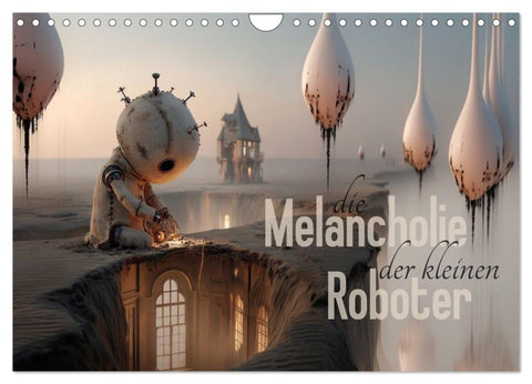 Die Melancholie der kleinen Roboter (Wandkalender 2027 DIN A4 quer), CALVENDO Monatskalender