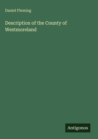 Description of the County of Westmoreland