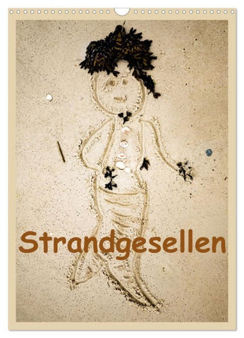 Strandgesellen (Wandkalender 2027 DIN A3 hoch), CALVENDO Monatskalender