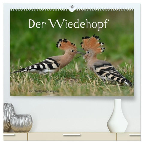 Der Wiedehopf (hochwertiger Premium Wandkalender 2027 DIN A2 quer), Kunstdruck in Hochglanz