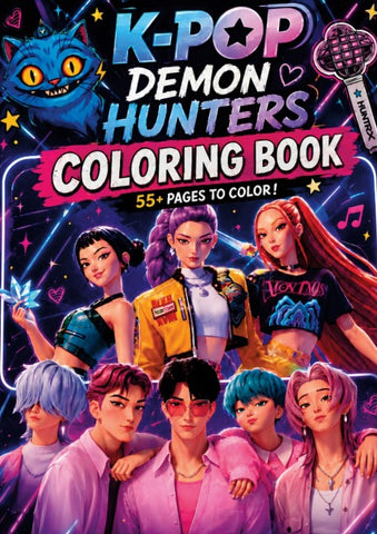 Kpop Demon Hunters COLORING BOOK