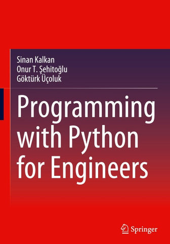 Programming with Python for Engineers