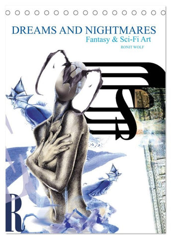 Dreams and Nightmares - Fantasy & Sci-Fi Art / 2026 (Tischkalender 2026 DIN A5 hoch), CALVENDO Monatskalender