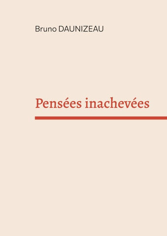 Pensées inachevées