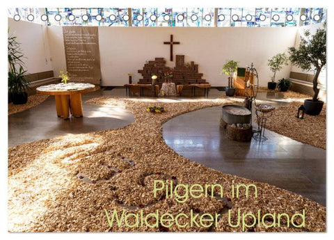 Pilgern im Waldecker Upland (Tischkalender 2027 DIN A5 quer), CALVENDO Monatskalender