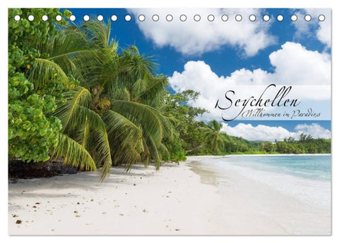 Seychellen - Willkommen im Paradies (Tischkalender 2027 DIN A5 quer), CALVENDO Monatskalender