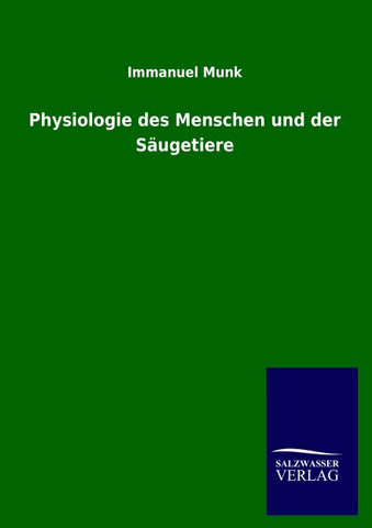 Physiologie des Menschen und der Säugetiere