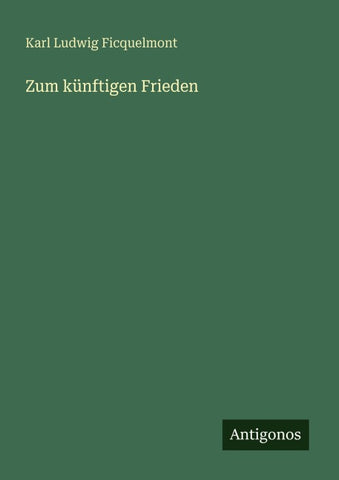 Zum künftigen Frieden