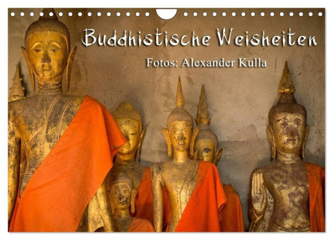 Buddhistische Weisheiten (Wandkalender 2027 DIN A4 quer), CALVENDO Monatskalender