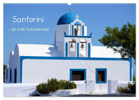 Santorini (Wandkalender 2027 DIN A2 quer), CALVENDO Monatskalender