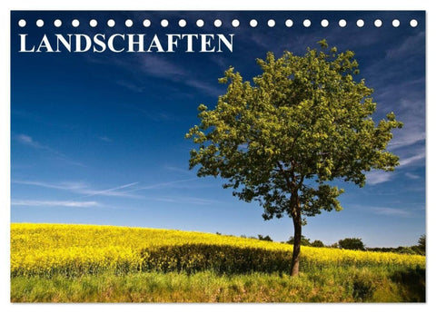 Landschaften (Tischkalender 2027 DIN A5 quer), CALVENDO Monatskalender