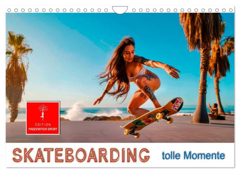 Skateboarding - tolle Momente (Wandkalender 2027 DIN A4 quer), CALVENDO Monatskalender