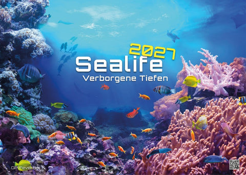Sealife - verborgene Tiefen - 2027 - Kalender DIN A3