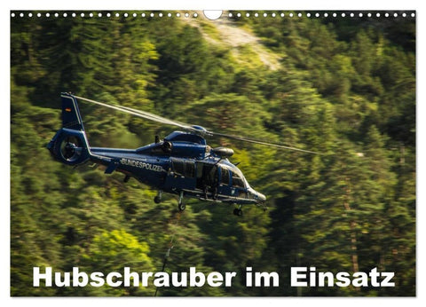 Hubschrauber im Einsatz (Wandkalender 2027 DIN A3 quer), CALVENDO Monatskalender