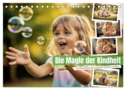 Die Magie der Kindheit (Tischkalender 2027 DIN A5 quer), CALVENDO Monatskalender