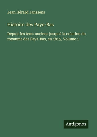Histoire des Pays-Bas