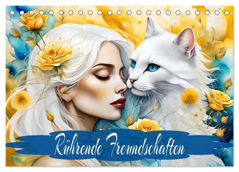 Rührende Freundschaften (Tischkalender 2027 DIN A5 quer), CALVENDO Monatskalender
