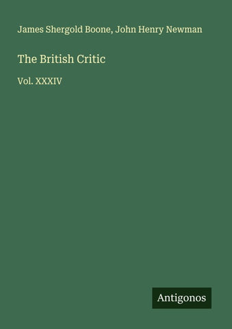The British Critic