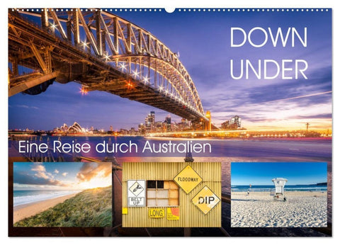 Down Under - Eine Reise durch Australien (Wandkalender 2027 DIN A2 quer), CALVENDO Monatskalender