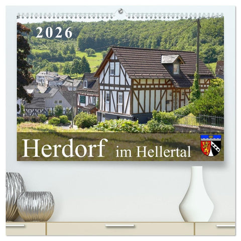 Herdorf im Hellertal (hochwertiger Premium Wandkalender 2027 DIN A2 quer), Kunstdruck in Hochglanz