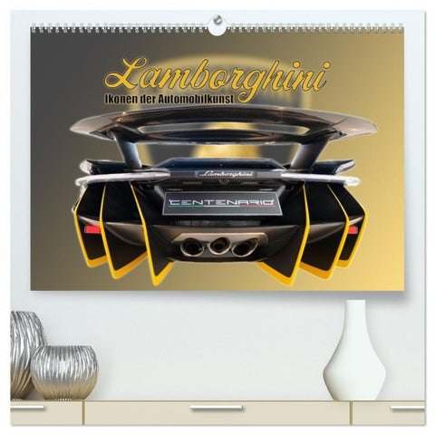 Ikonen der Automobilkunst (hochwertiger Premium Wandkalender 2027 DIN A2 quer), Kunstdruck in Hochglanz