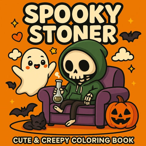 Spooky Stoner - Cute & Creepy Coloring Fun