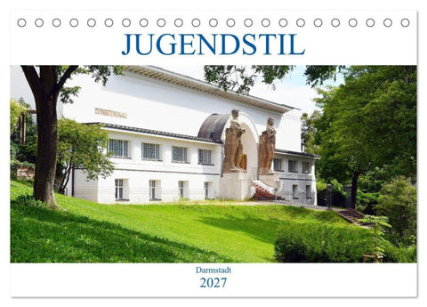 Jugendstil - Darmstadt (Tischkalender 2027 DIN A5 quer), CALVENDO Monatskalender