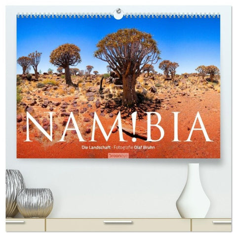 Namibia - Die Landschaft (hochwertiger Premium Wandkalender 2027 DIN A2 quer), Kunstdruck in Hochglanz