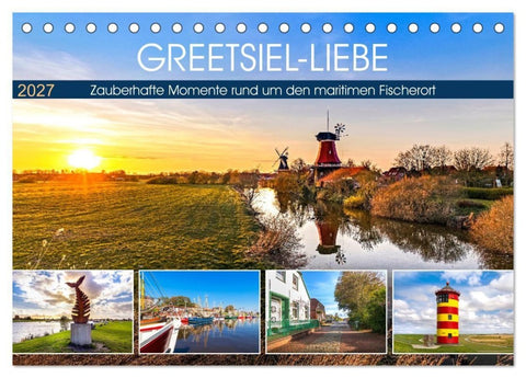 GREETSIEL-LIEBE (Tischkalender 2027 DIN A5 quer), CALVENDO Monatskalender