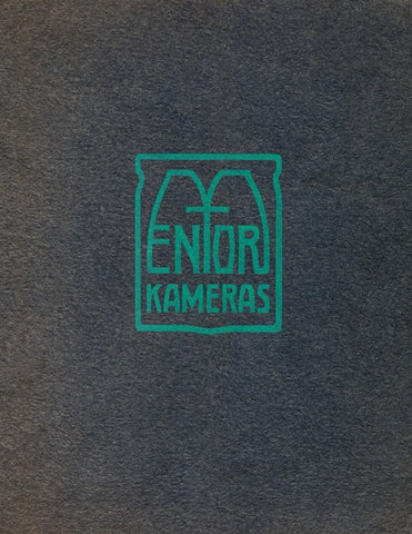 Reprint Herstellerkatalog Mentor Kameras (1912)