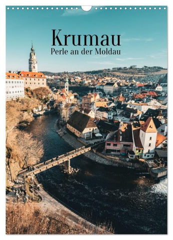 Krumau - Perle an der Moldau (Wandkalender 2027 DIN A3 hoch), CALVENDO Monatskalender