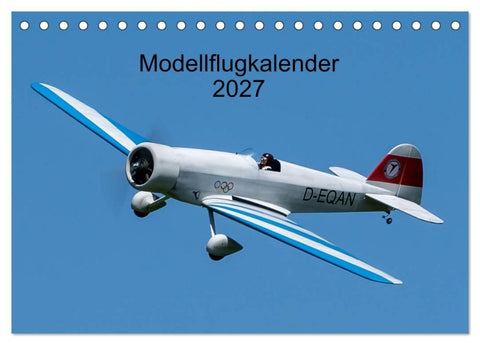 Modellflugkalender 2027 (Tischkalender 2027 DIN A5 quer), CALVENDO Monatskalender