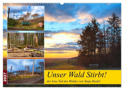 Unser Wald Stirbt (Wandkalender 2027 DIN A2 quer), CALVENDO Monatskalender