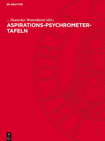Aspirations-Psychrometer-Tafeln
