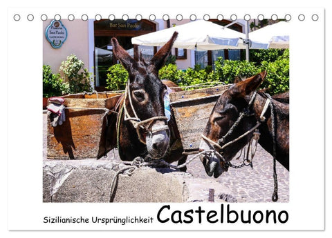 Sizilianische Ursprünglichkeit Castelbuono (Tischkalender 2027 DIN A5 quer), CALVENDO Monatskalender