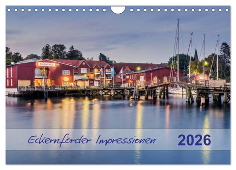 Eckernförder Impressionen (Wandkalender 2026 DIN A4 quer), CALVENDO Monatskalender