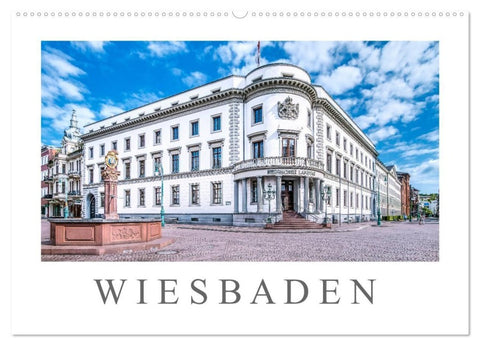 Wiesbaden Kurstadt mit Charme und Flair (Wandkalender 2027 DIN A2 quer), CALVENDO Monatskalender