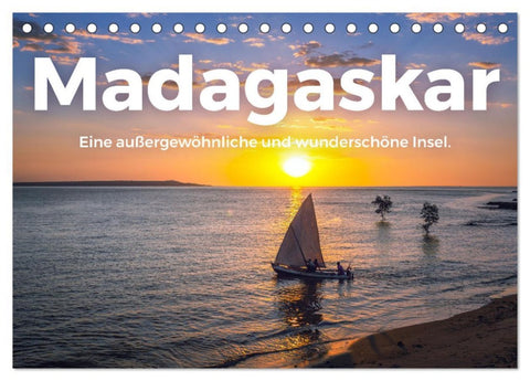 Madagaskar - Eine außergewöhnliche und wunderschöne Insel. (Tischkalender 2026 DIN A5 quer), CALVENDO Monatskalender